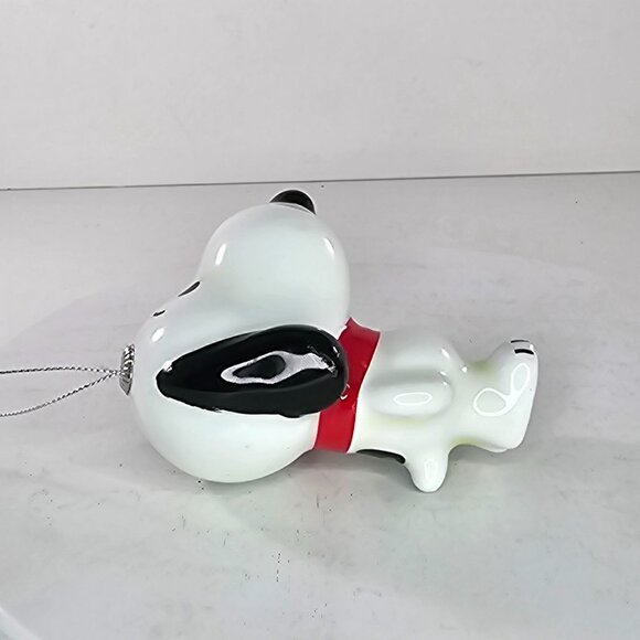 Snoopy Glass Christmas Ornament Hanging Decoration By Peanuts Worldwide LLC - Picture 5 of 8